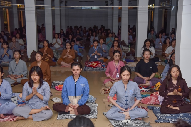 Fourth day of Summer Retreat 2022 at Hoang Phap Pagoda
