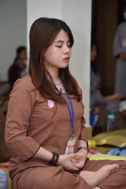 Fourth day of Summer Retreat 2022 at Hoang Phap Pagoda