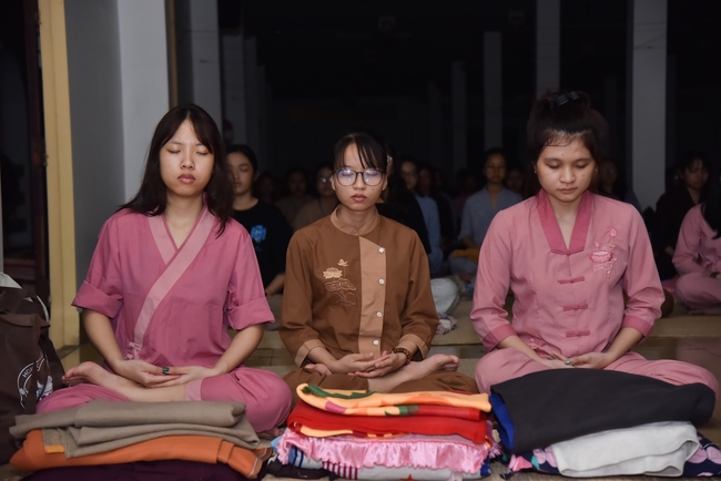 Fourth day of Summer Retreat 2022 at Hoang Phap Pagoda