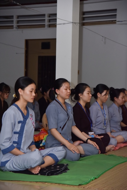 Fourth day of Summer Retreat 2022 at Hoang Phap Pagoda