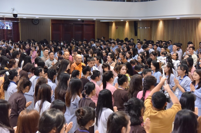 Fourth day of Summer Retreat 2022 at Hoang Phap Pagoda