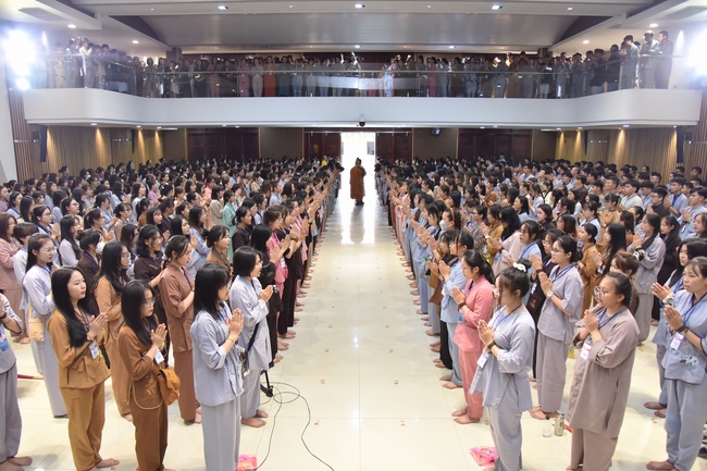 Fourth day of Summer Retreat 2022 at Hoang Phap Pagoda