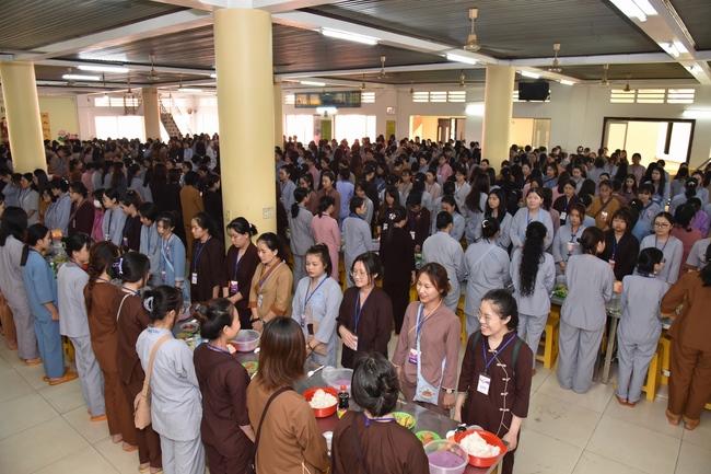 Fourth day of Summer Retreat 2022 at Hoang Phap Pagoda