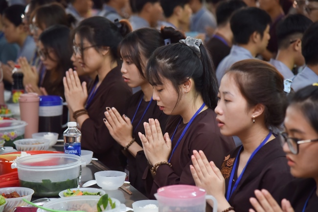 Fourth day of Summer Retreat 2022 at Hoang Phap Pagoda