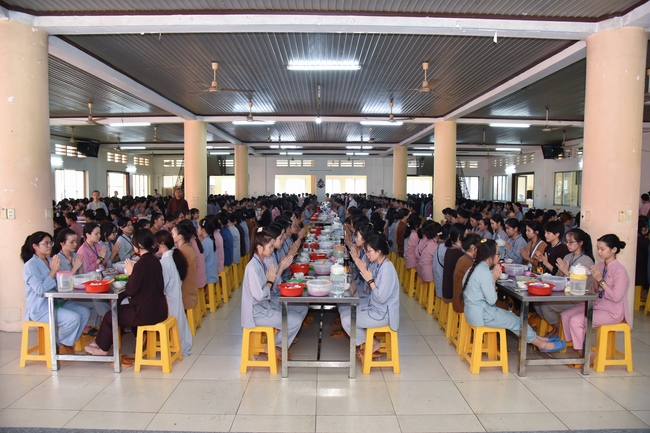 Fourth day of Summer Retreat 2022 at Hoang Phap Pagoda