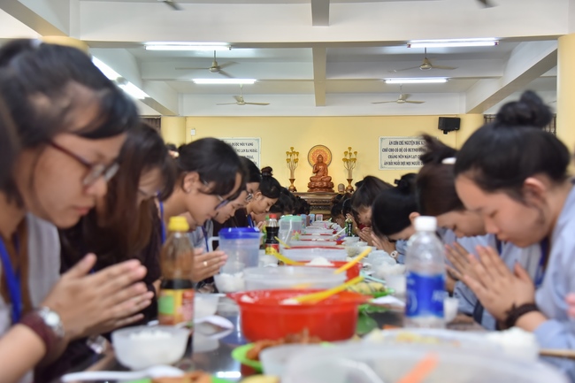 Fourth day of Summer Retreat 2022 at Hoang Phap Pagoda