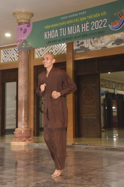 Fifth day of Summer Retreat 2022 at Hoang Phap Pagoda