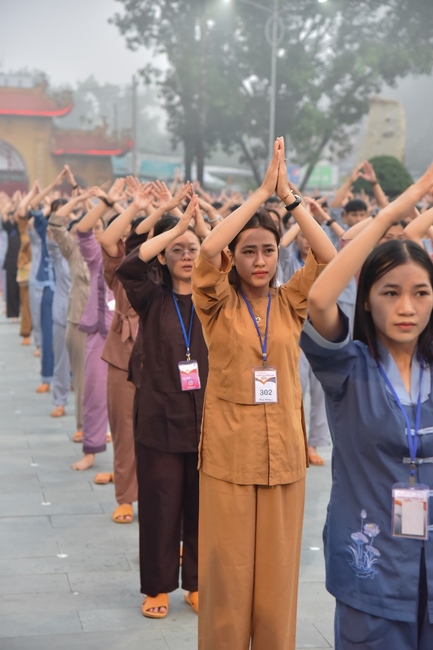 Fifth day of Summer Retreat 2022 at Hoang Phap Pagoda