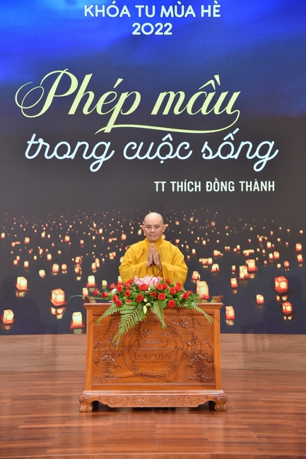 Fifth day of Summer Retreat 2022 at Hoang Phap Pagoda