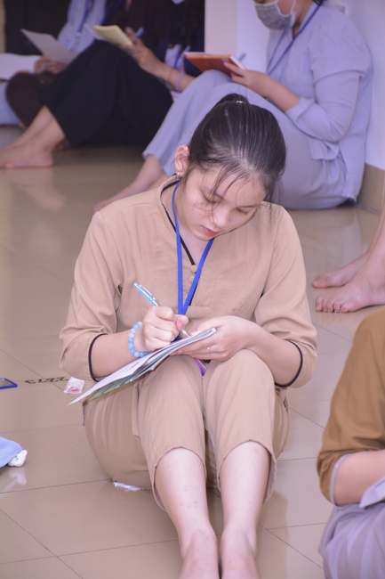 Sixth day of Summer Retreat 2022 at Hoang Phap Pagoda