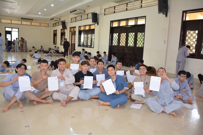 Sixth day of Summer Retreat 2022 at Hoang Phap Pagoda