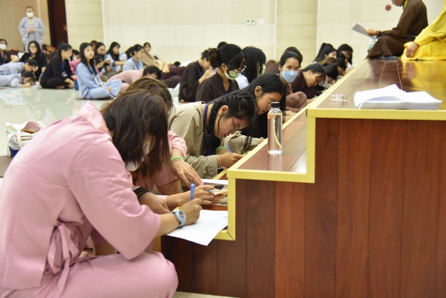 Sixth day of Summer Retreat 2022 at Hoang Phap Pagoda