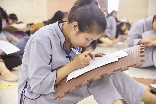 Sixth day of Summer Retreat 2022 at Hoang Phap Pagoda