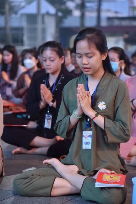 Sixth day of Summer Retreat 2022 at Hoang Phap Pagoda