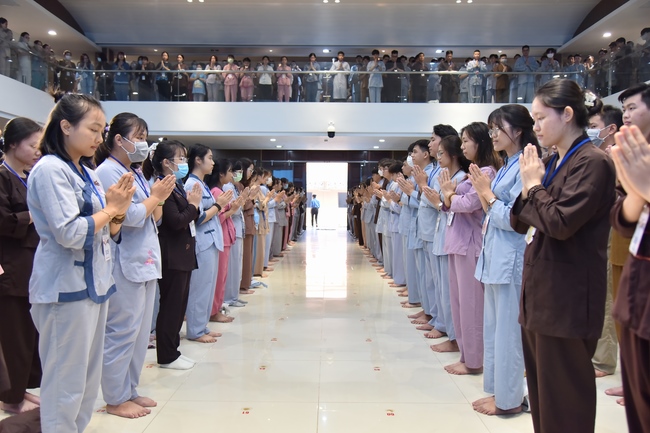 Sixth day of Summer Retreat 2022 at Hoang Phap Pagoda