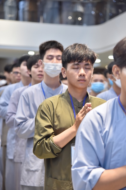 Sixth day of Summer Retreat 2022 at Hoang Phap Pagoda