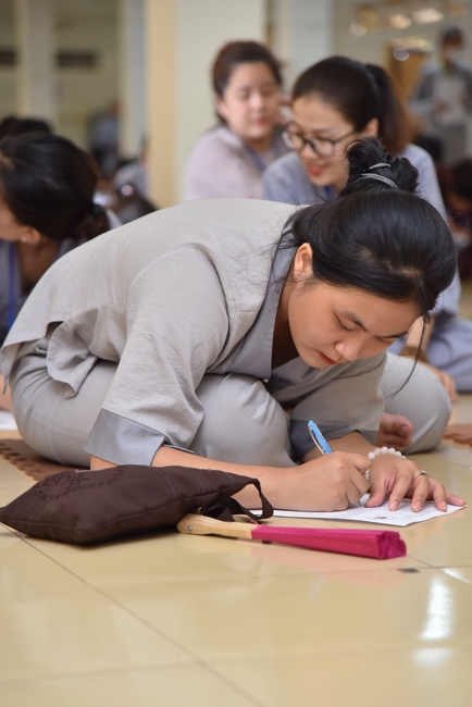 Sixth day of Summer Retreat 2022 at Hoang Phap Pagoda