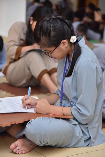 Sixth day of Summer Retreat 2022 at Hoang Phap Pagoda