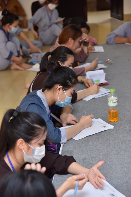 Sixth day of Summer Retreat 2022 at Hoang Phap Pagoda