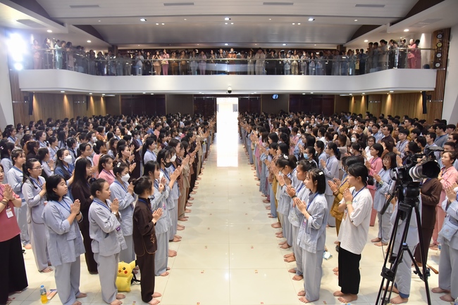 Seventh day of Summer Retreat 2022 at Hoang Phap Pagoda