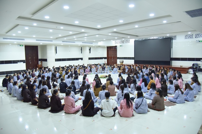 Seventh day of Summer Retreat 2022 at Hoang Phap Pagoda
