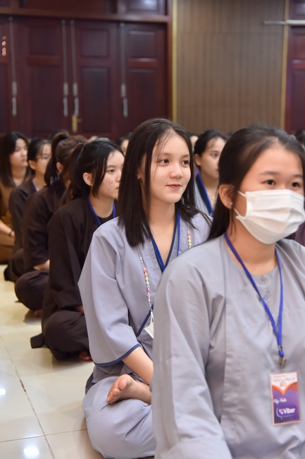 Seventh day of Summer Retreat 2022 at Hoang Phap Pagoda