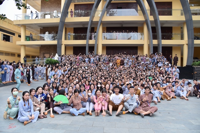 Seventh day of Summer Retreat 2022 at Hoang Phap Pagoda