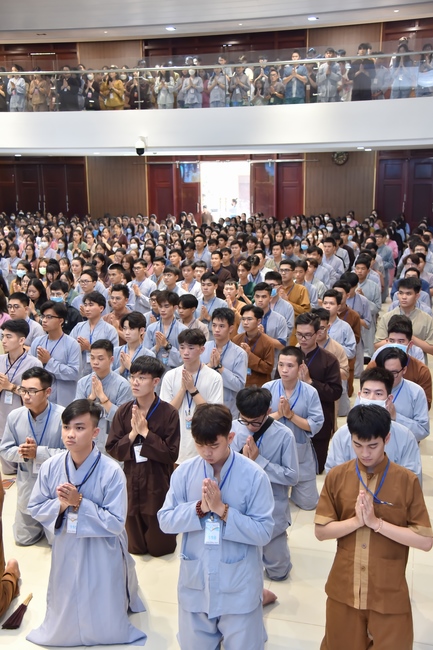 Seventh day of Summer Retreat 2022 at Hoang Phap Pagoda