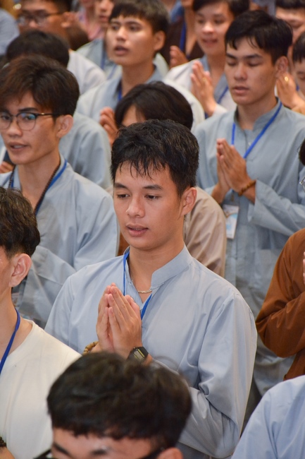Seventh day of Summer Retreat 2022 at Hoang Phap Pagoda