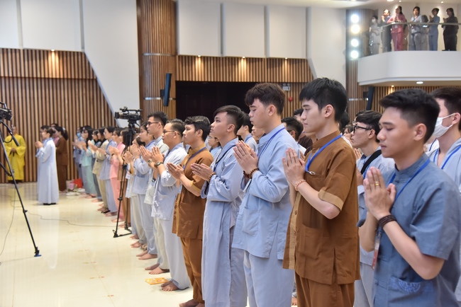 Seventh day of Summer Retreat 2022 at Hoang Phap Pagoda
