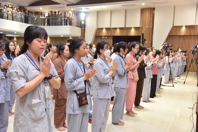 Seventh day of Summer Retreat 2022 at Hoang Phap Pagoda