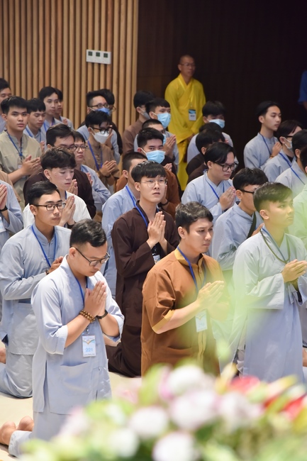 Seventh day of Summer Retreat 2022 at Hoang Phap Pagoda