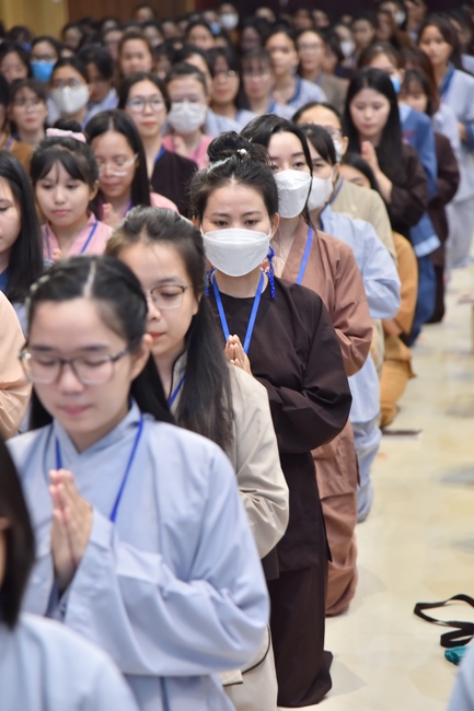 Seventh day of Summer Retreat 2022 at Hoang Phap Pagoda