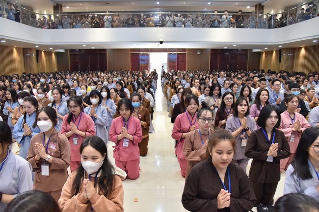 Seventh day of Summer Retreat 2022 at Hoang Phap Pagoda