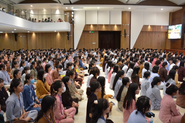 Seventh day of Summer Retreat 2022 at Hoang Phap Pagoda