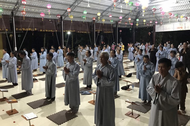Periodic repentance ceremony at Suoi Phap Pagoda