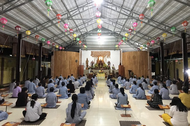 Periodic repentance ceremony at Suoi Phap Pagoda