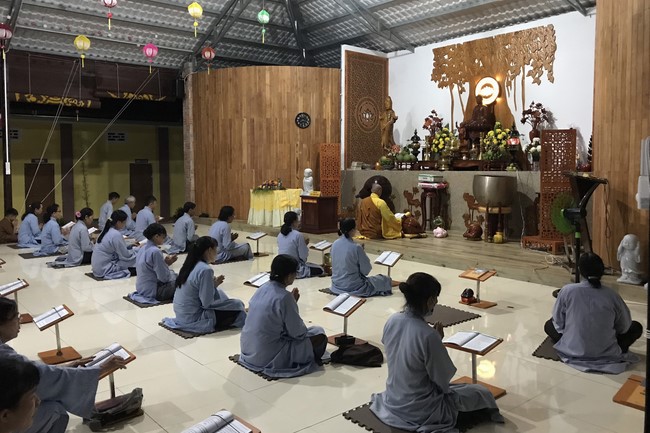Periodic repentance ceremony at Suoi Phap Pagoda