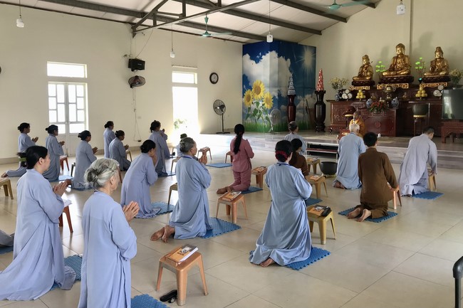 The 11th Retreat I have returned at Dong Cao Pagoda, Thanh Hoa