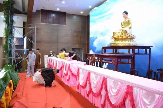 Công tác chuẩn bị Đại lễ Vu Lan Báo Hiếu 2022