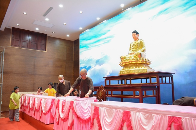 Công tác chuẩn bị Đại lễ Vu Lan Báo Hiếu 2022