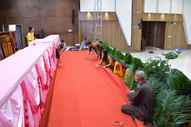 Công tác chuẩn bị Đại lễ Vu Lan Báo Hiếu 2022