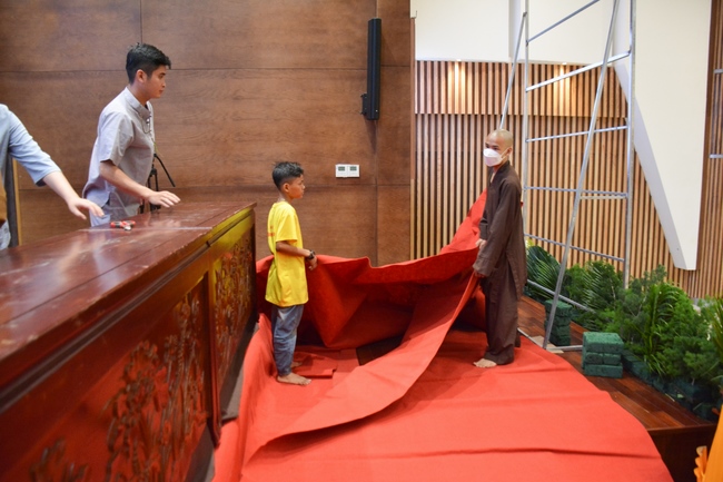 Công tác chuẩn bị Đại lễ Vu Lan Báo Hiếu 2022