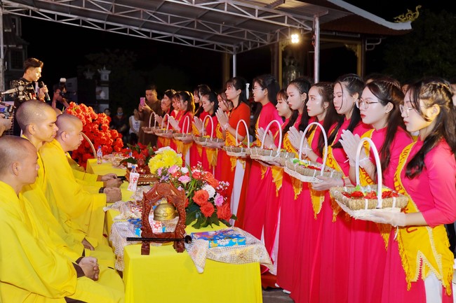 The Great Ullambana Ceremony 2022 at An Son Pagoda, Quang Ngai