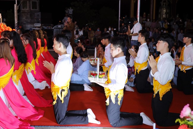 The Great Ullambana Ceremony 2022 at An Son Pagoda, Quang Ngai