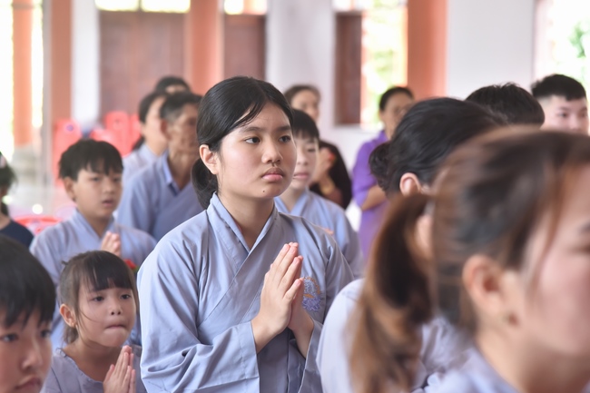The Great Ullambana Ceremony at at Dang Phap Pagoda.