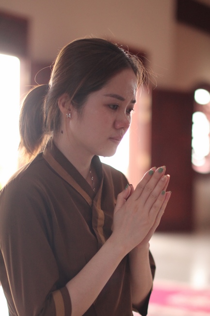 One-day Retreat for Students at Giai Lam pagoda, Ha Tinh
