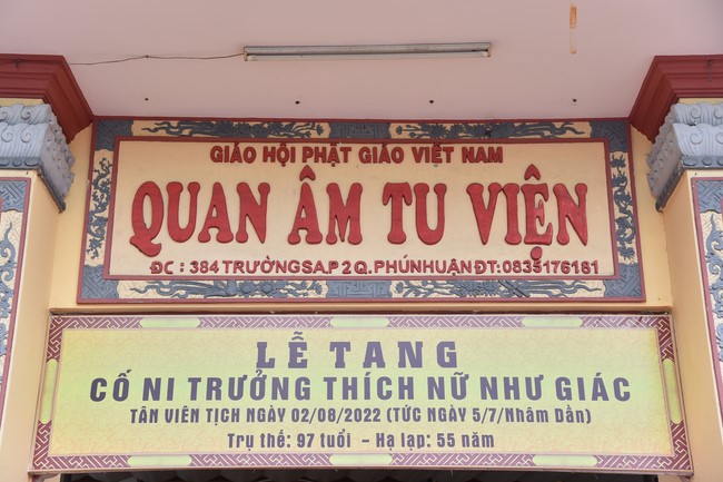 Ritual of visiting and offering homage to the Master of Nuns Thich Nu Nhu Giac