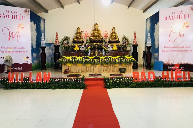 Lễ Cầu siêu và chuẩn bị Đại lễ Vu Lan 2022 tại chùa Đống Cao - Thanh Hóa