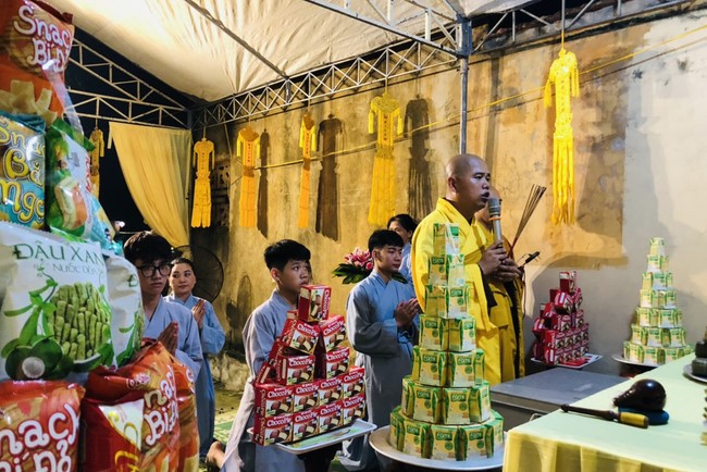 Lễ Cầu siêu và chuẩn bị Đại lễ Vu Lan 2022 tại chùa Đống Cao - Thanh Hóa